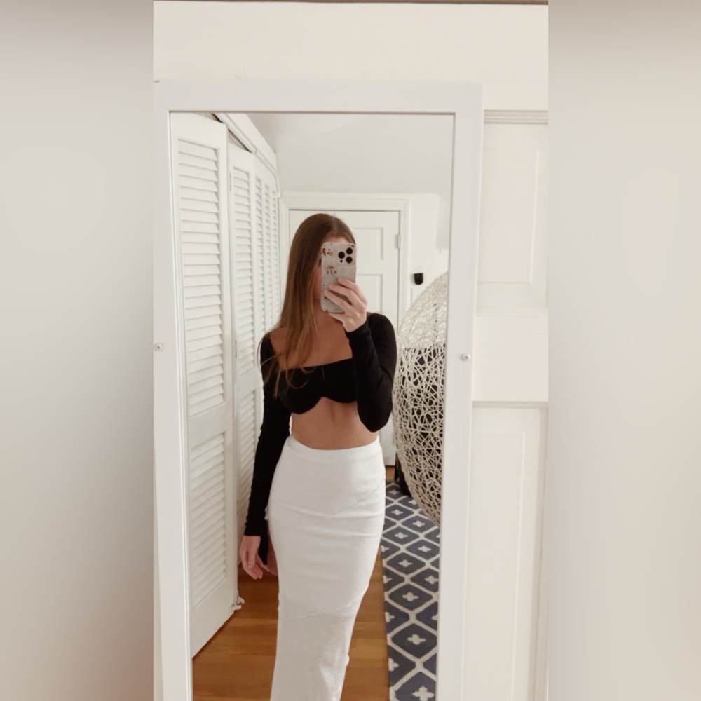 White Maxi Skirt